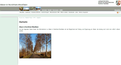 Desktop Screenshot of alleen.naturschutzinformationen-nrw.de